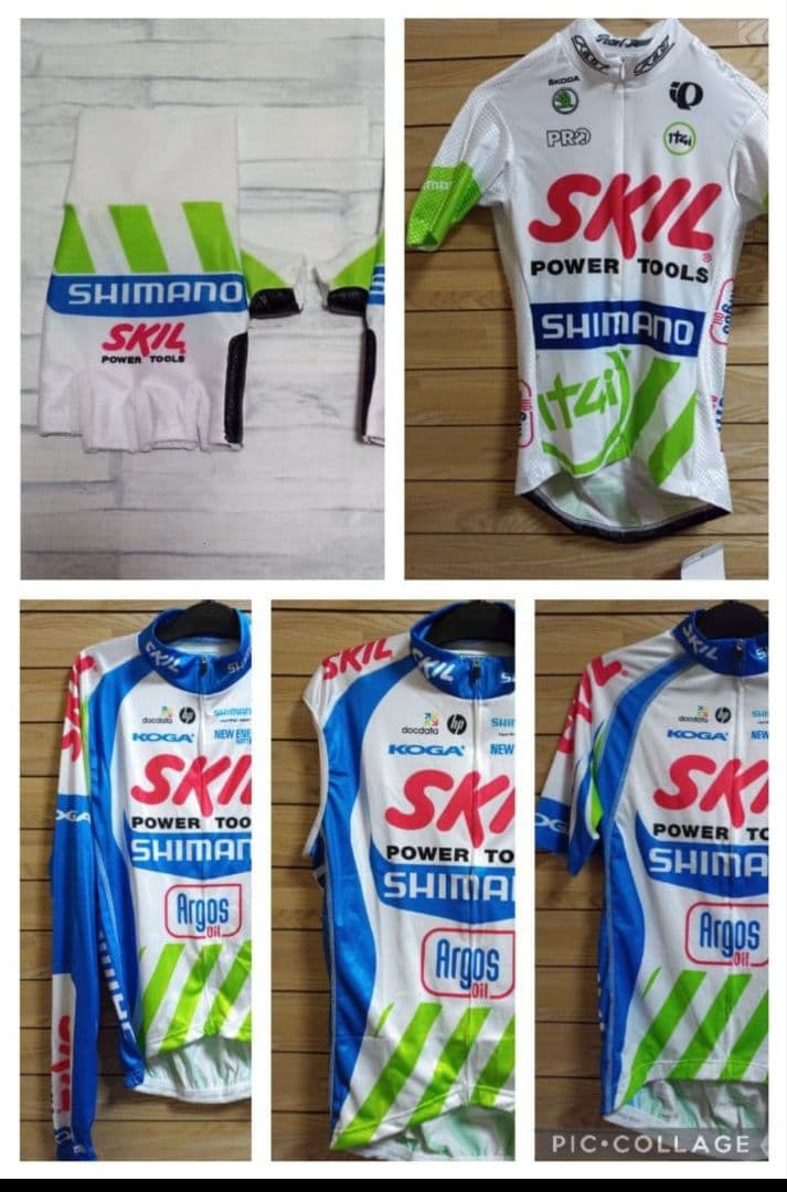 支給品　サイクルジャージ　Skil Shimano　スキルシマノアルゴス　M