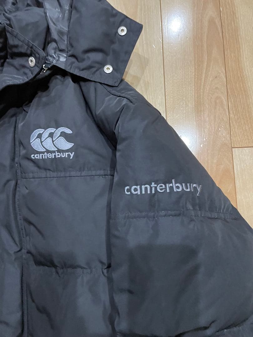 canterbury 黒 ダウンコート ロングダウンジャケット ベンチコート