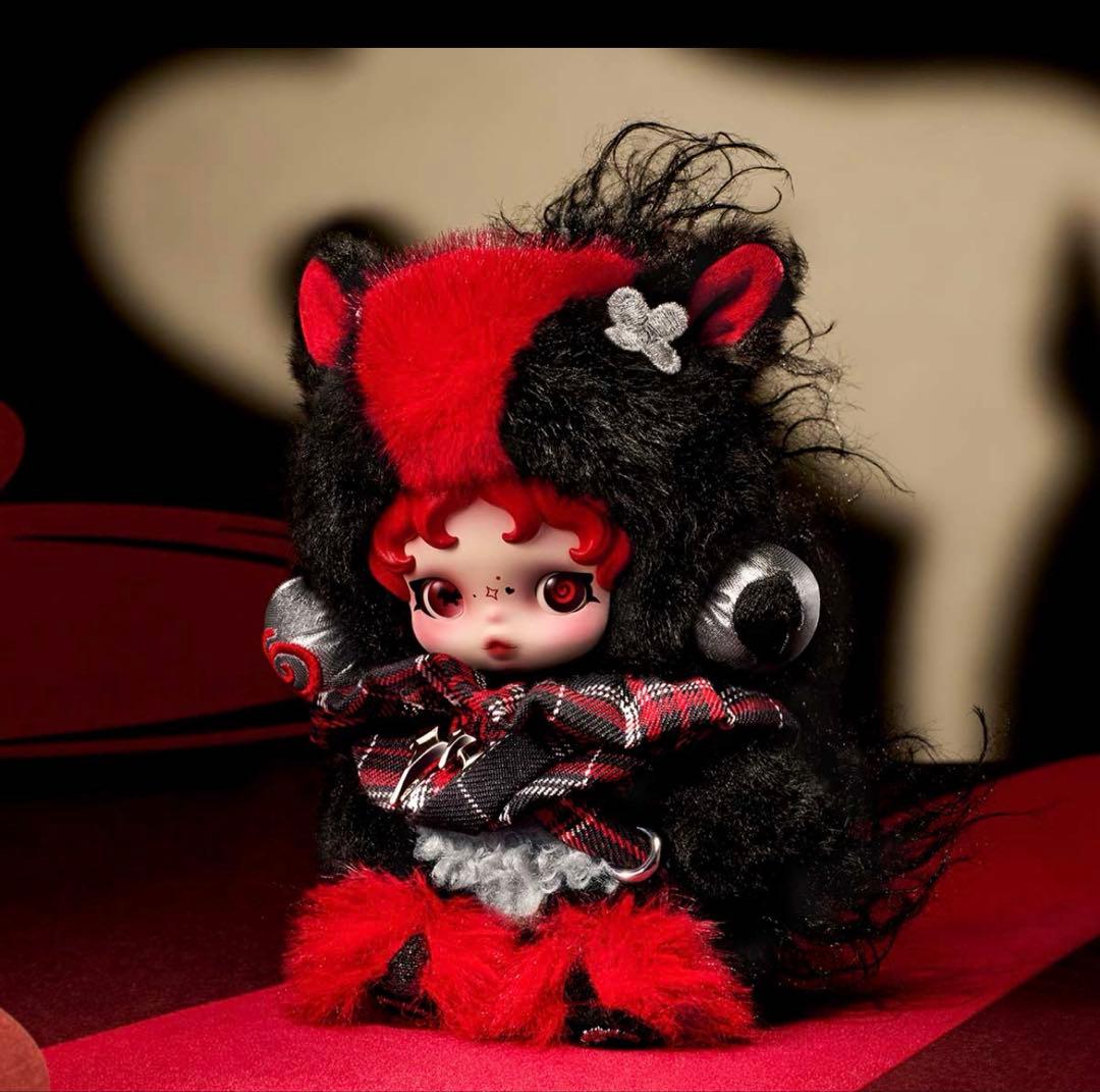 ポップマート スカルパンダ ぬいぐるみ 新年限定 シークレット