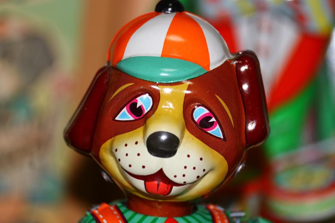 T.K TOYS　ブリキ　ゾウノタイコタタキ　サンタクロース　ニュースドッグ