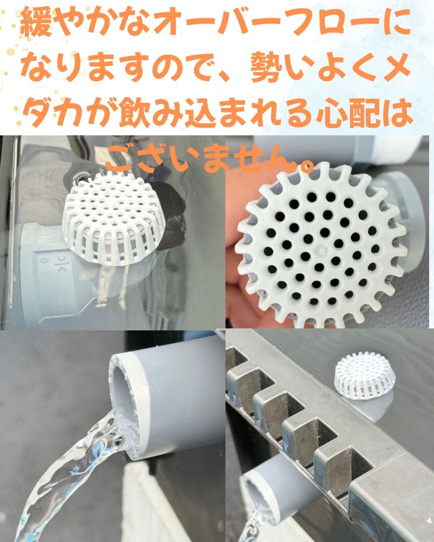 ★お買い得★たらい36L(5個)メダカ飼育容器オーバーフロー トロ舟プラ舟めだか