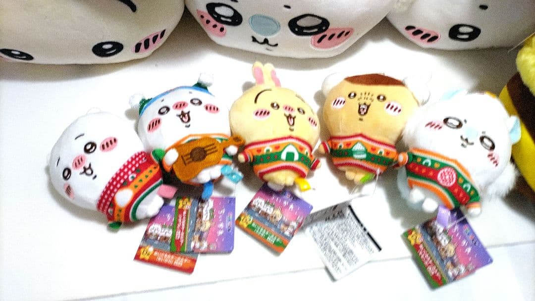 あ*】様 ①【タグ付き未使用品】ちいかわ　ぬいぐるみ　エニマイくじ D賞全5種