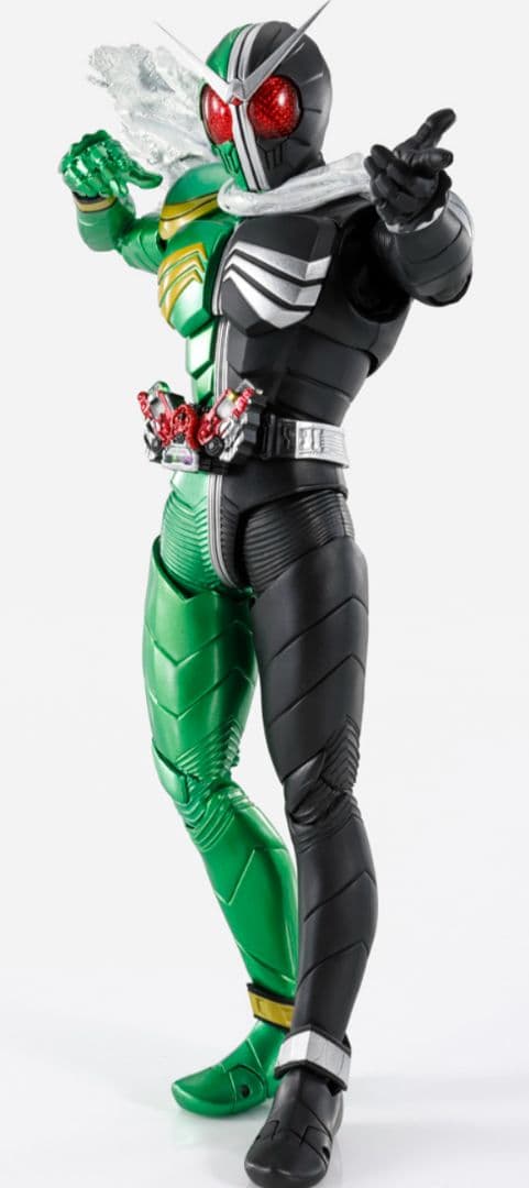 BANDAI真骨彫 仮面ライダーw サイクロンスカル特典Blu-ray付
