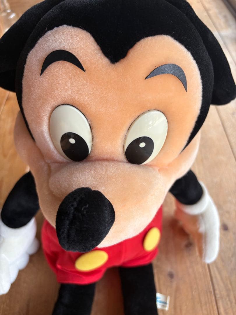 tokyo disney land 公式　ミッキーマウス　ぬいぐるみ　日本製