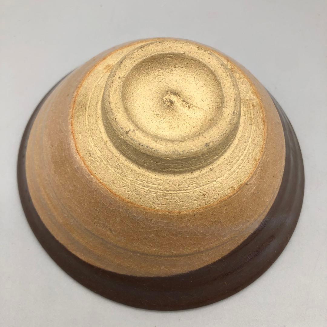 新品未使用木箱入り芸術保存指定作家大江文象御深井平茶盌 水月お茶碗骨董品