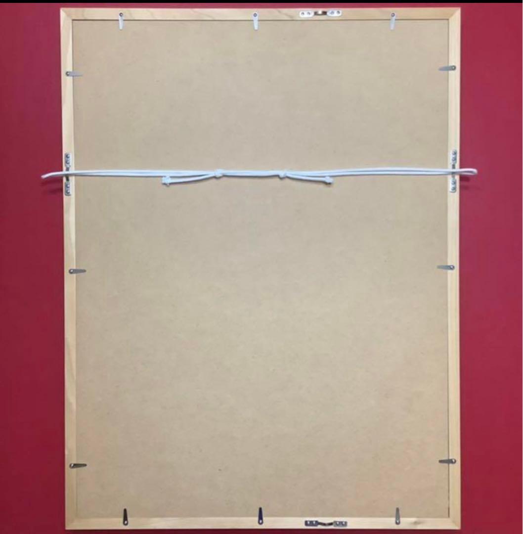 絵画・額縁・版画・安川 眞慈・新品未使用・赤富士ねがい・美術品・インテリア・雑貨