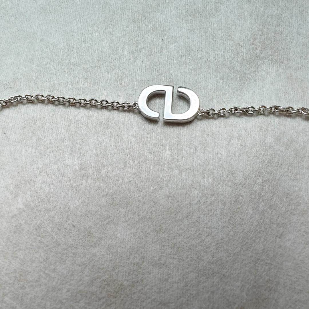 美品！Dior CD シルバー ネックレス