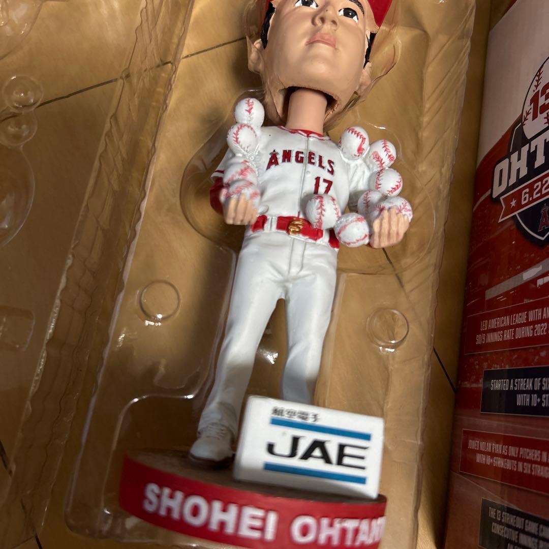 【即購入ok!!】大谷翔平　エンジェルス　13奪三振　 非売品ボブルヘッド 新品