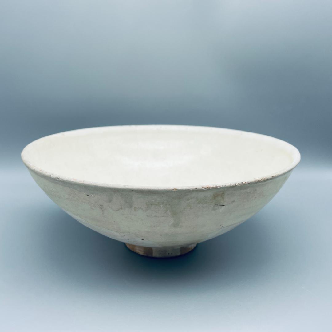 五代〜宋代 白磁 白化粧 大椀 陶磁器 中国美術