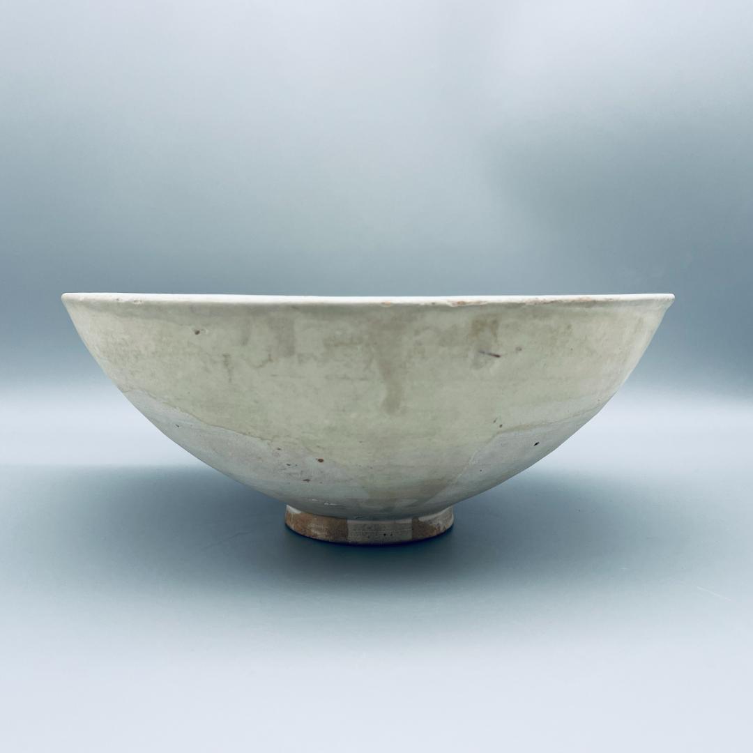 五代〜宋代 白磁 白化粧 大椀 陶磁器 中国美術