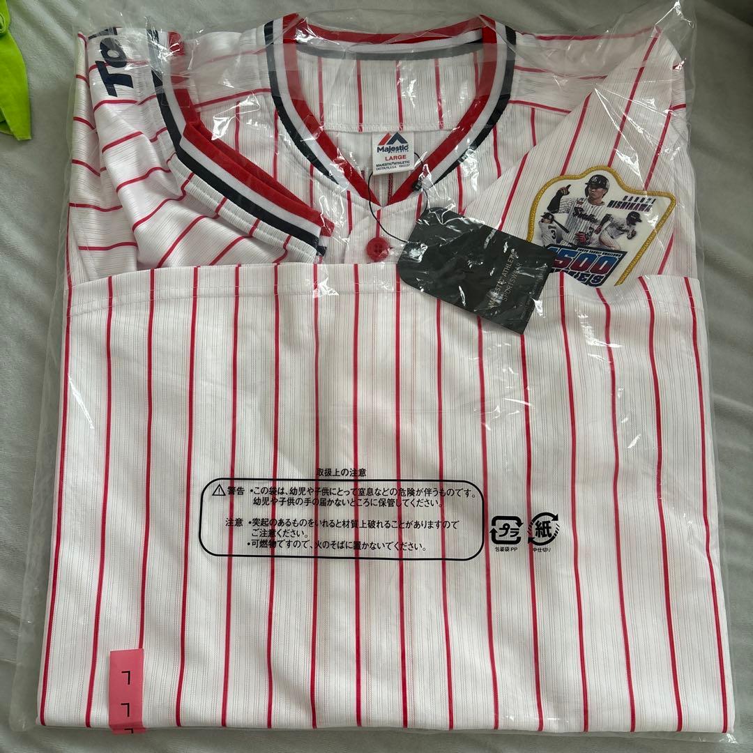 1500試合記念　ヤクルト　西川遥輝　ユニフォーム　1500games 記念ユニ