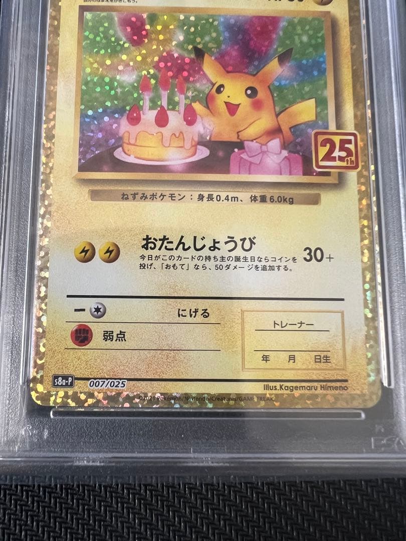 ゆっちおたんじょうびピカチュウ25thカメックス25th