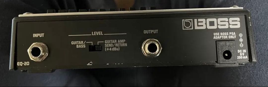BOSS EQ-20 グラフィックイコライザー