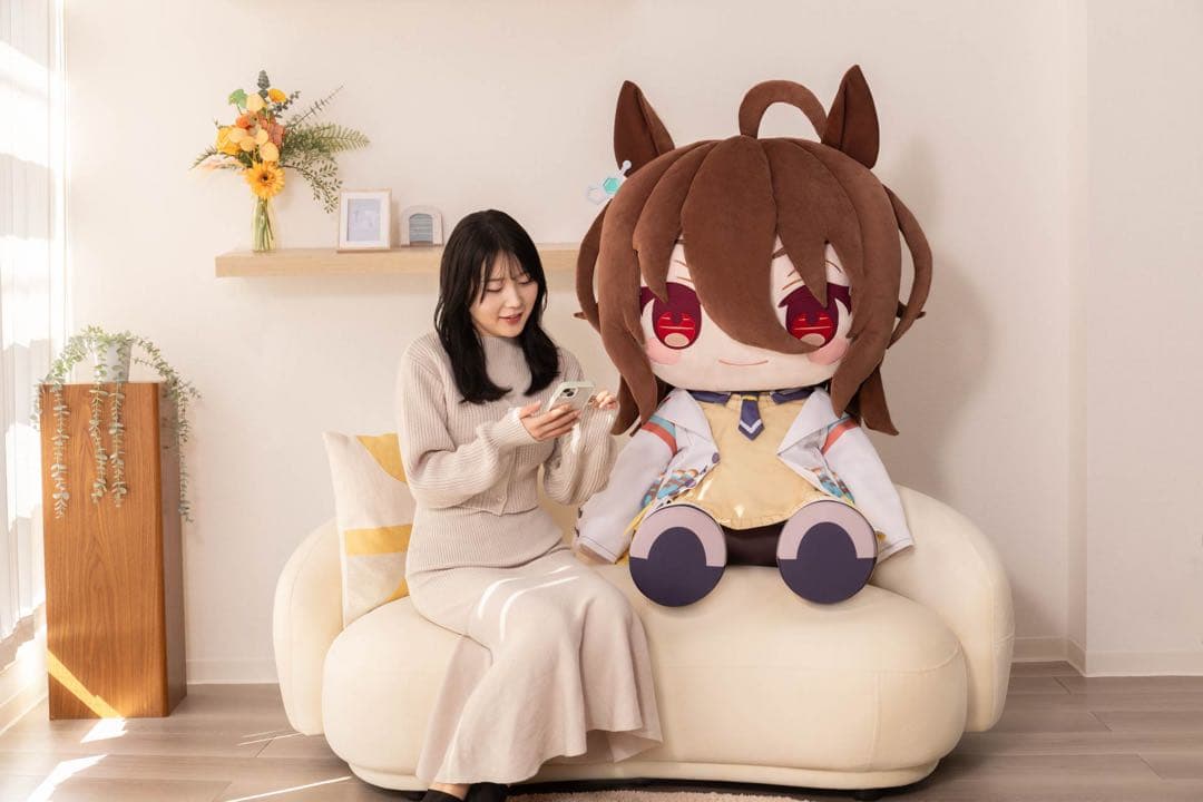 ウマ娘　どきゅーと　アグネスタキオン　新時代の扉　超特大ぬいぐるみ