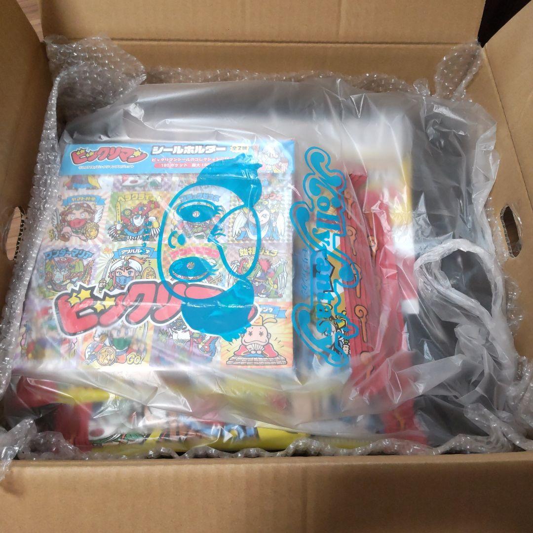 ビックリマン収納ボックス、バスタオル、シールホルダーセット