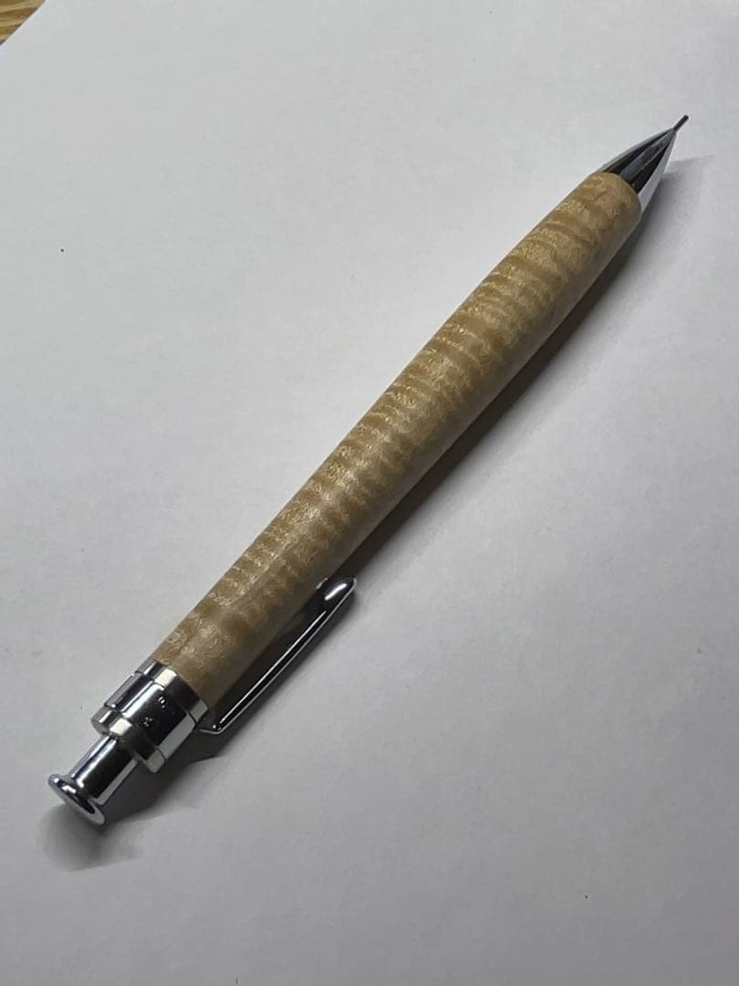 工房楔 楓ちぢみ杢 シャーペン 0.5mm
