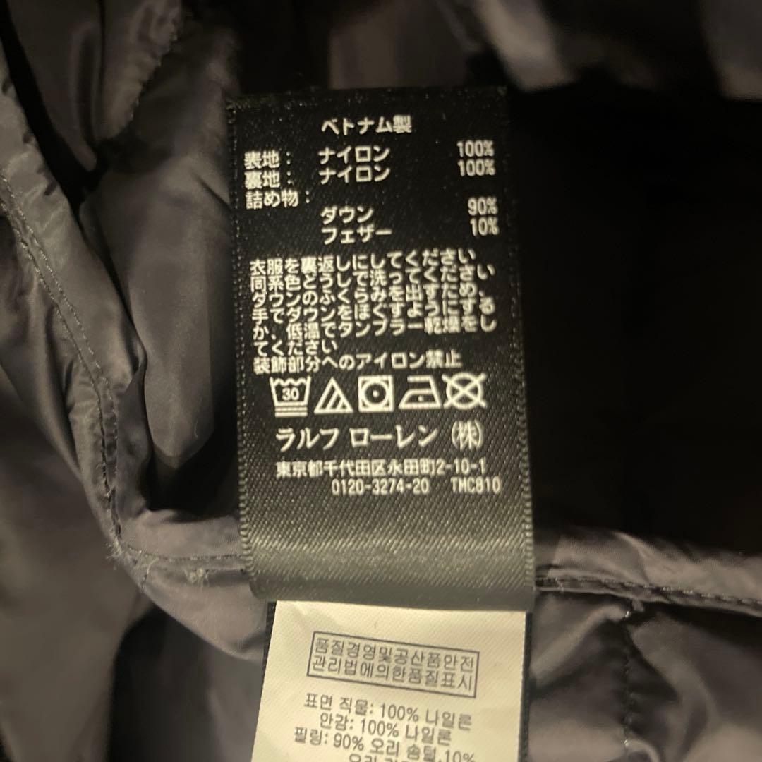 ラルフローレン スポーツ RLX ダウンベスト ゴルフ アウター 黒 ブラック
