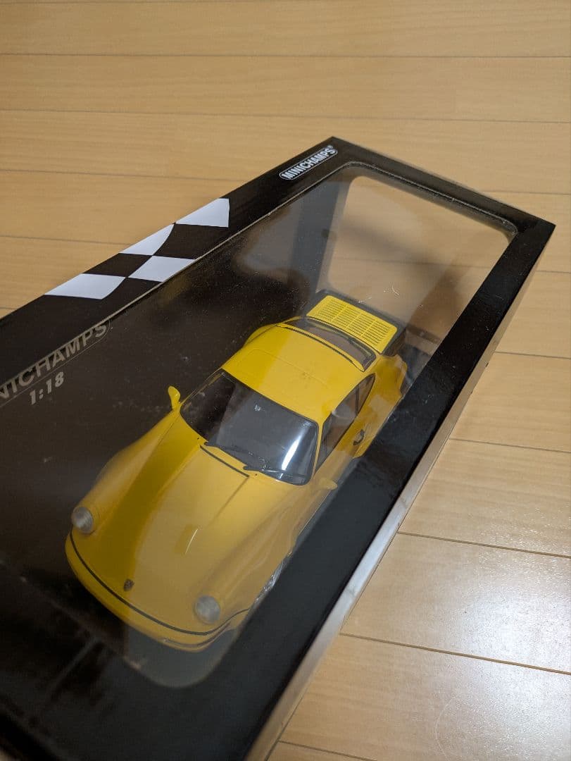 ミニチャンプス☆1/18 ポルシェターボ964 未開封