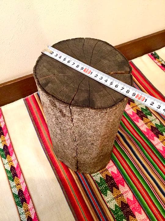 完全乾燥済み【天然樫の木】切り株スツール/インテリア台/切り株椅子/室内OKです