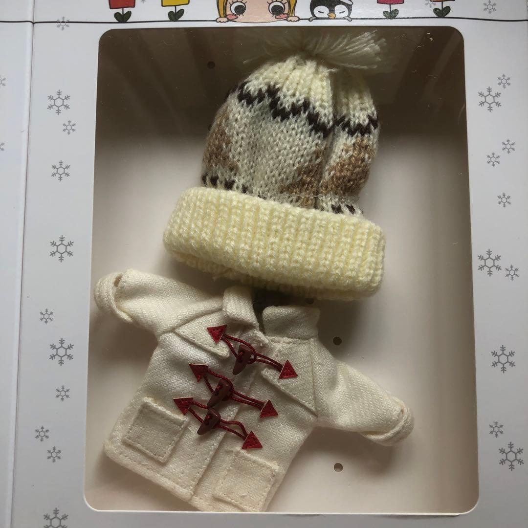 イルメール クリスマス 限定 カウチンニット×ドットワンピ ニット帽×ダッフル