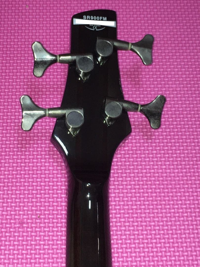 Ibanez SR900FM バルトリーニ 虎杢 貝 スルーネック エレキベース