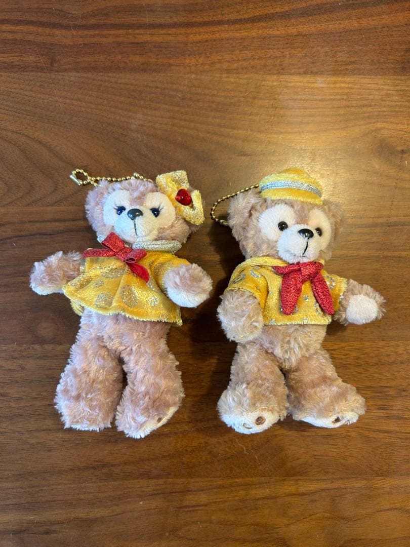 ダッフィー　シェリーメイ　ぬいぐるみバッジ　8匹セット
