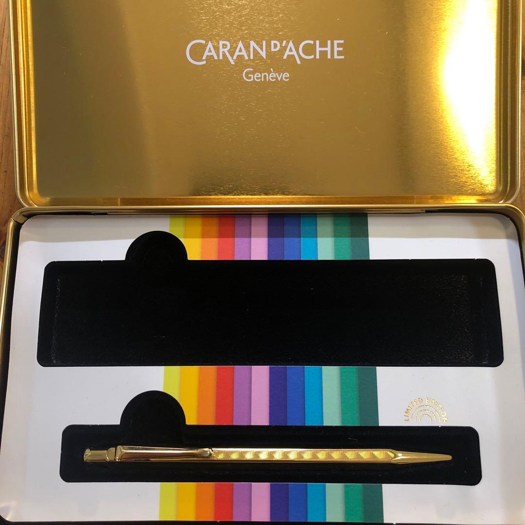 カランダッシュ　エクリドール　シュブロン　ボールペン　ローズゴールド　限定品