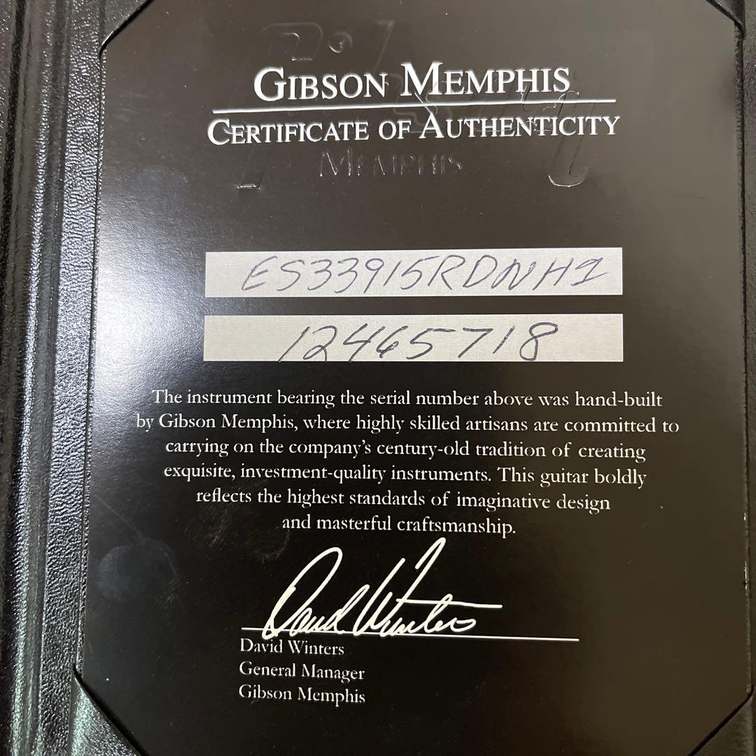 Gibson Memphis ES-339 チェリー