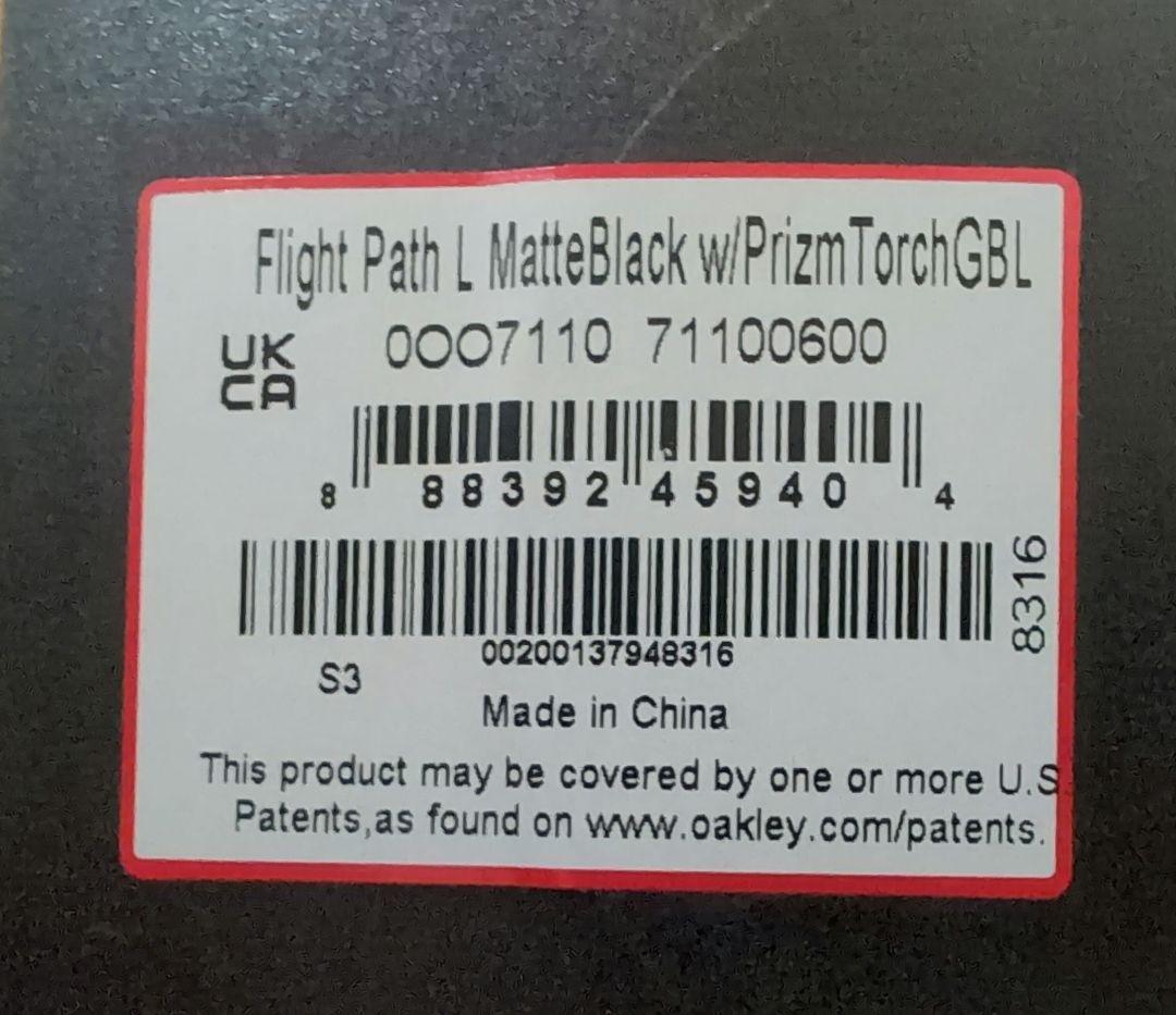【新品未使用】OAKLEY オークリー24/25モデルFLIGHT PATH L