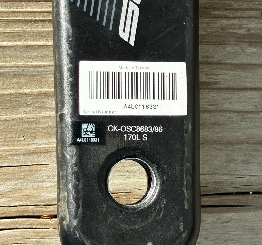FSA SL-K LIGHTカーボン クランク 170mm 52×36