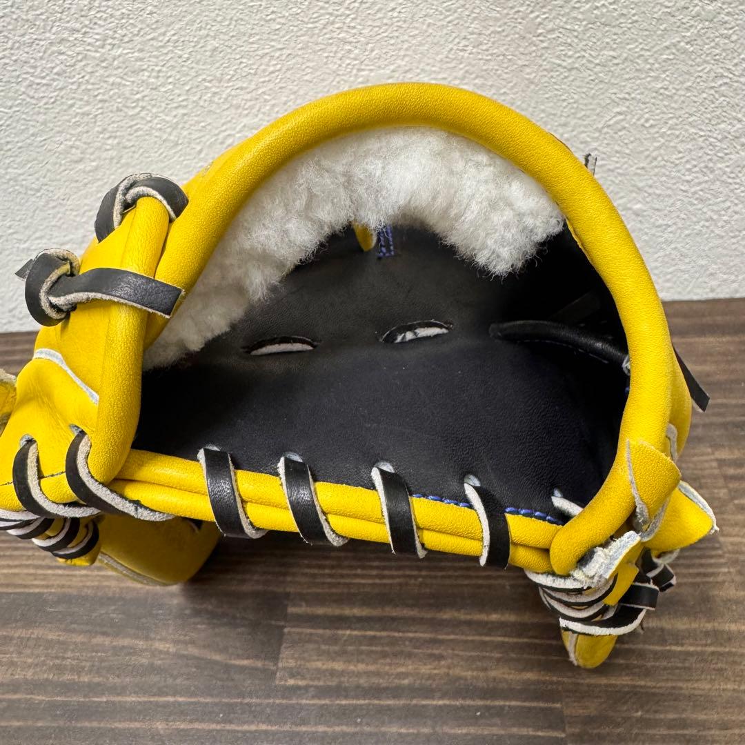 新品未使用品　ワールドペガサス　硬式用グローブ右投用/イエロー