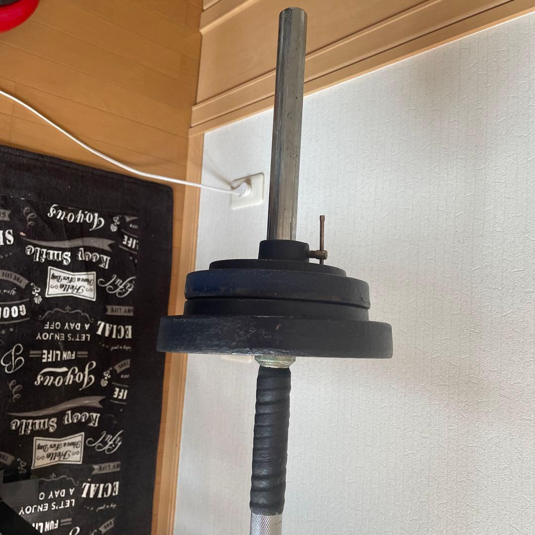 バーベル、台ベンチ