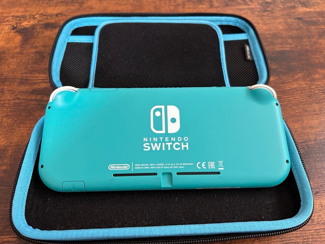 Nintendo Switch Lite ターコイズ 本体 充電器・ケース付き