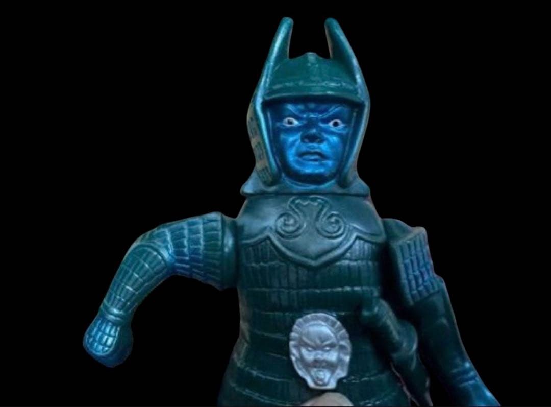 激レア1966年刻印有り　当時物？大魔神フィギュア 3体セット20センチ程