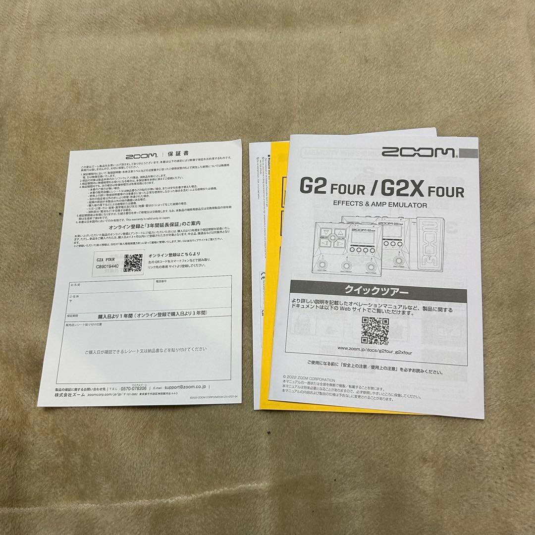 値下げ！ZOOM G2X FOUR 新品・未使用