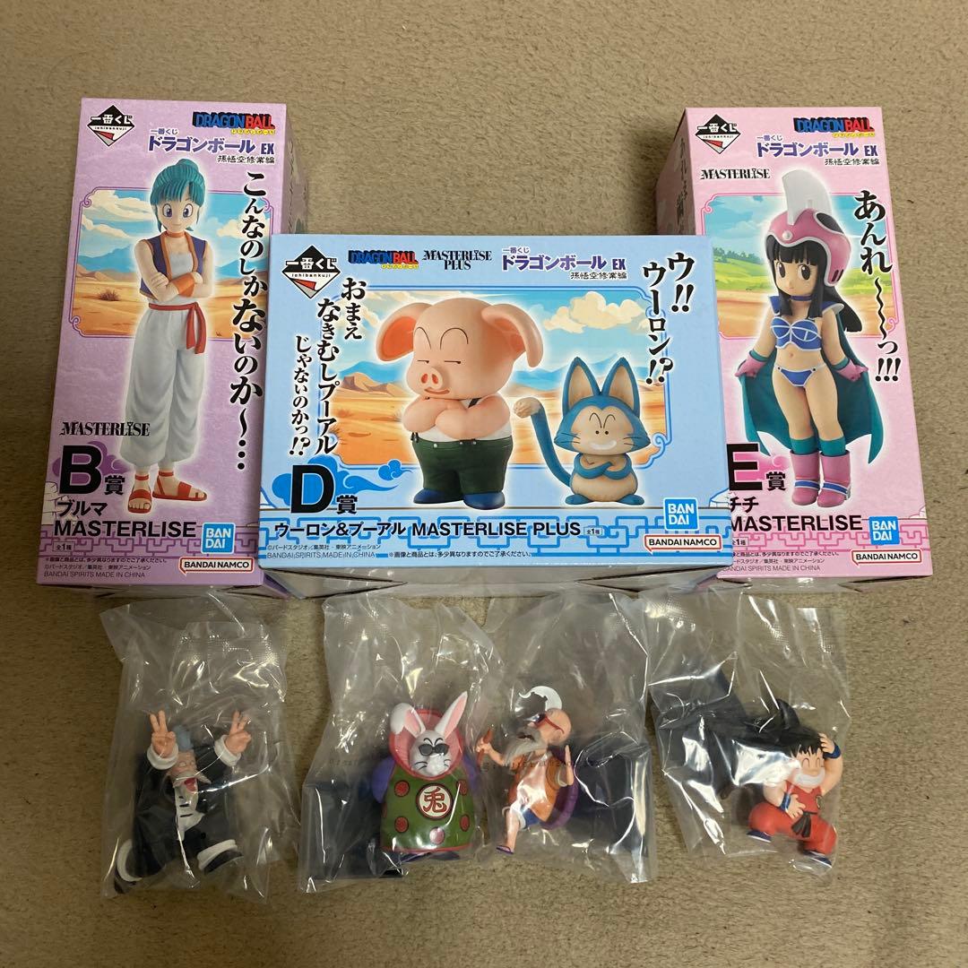 一番くじ　ドラゴンボールEX 孫悟空修行編　B・D・E・F賞　フィギュアセット