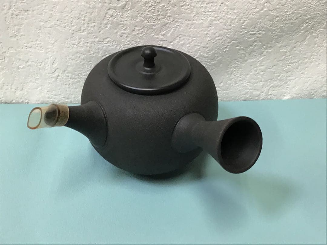 常滑焼　青峰作　急須　木箱付き