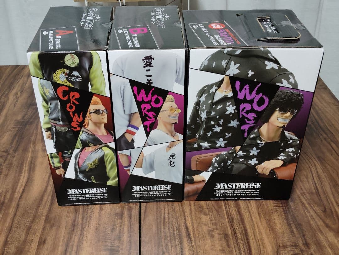 シ*ー様 一番くじ　クローズ&WORST　ラストワン賞、 A賞、B賞フィギュアセ