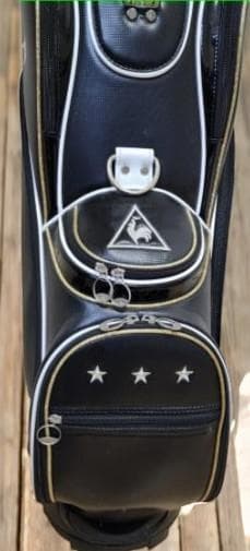 送料無料/超美品　le coq sportif レディースゴルフバッグ ブラック