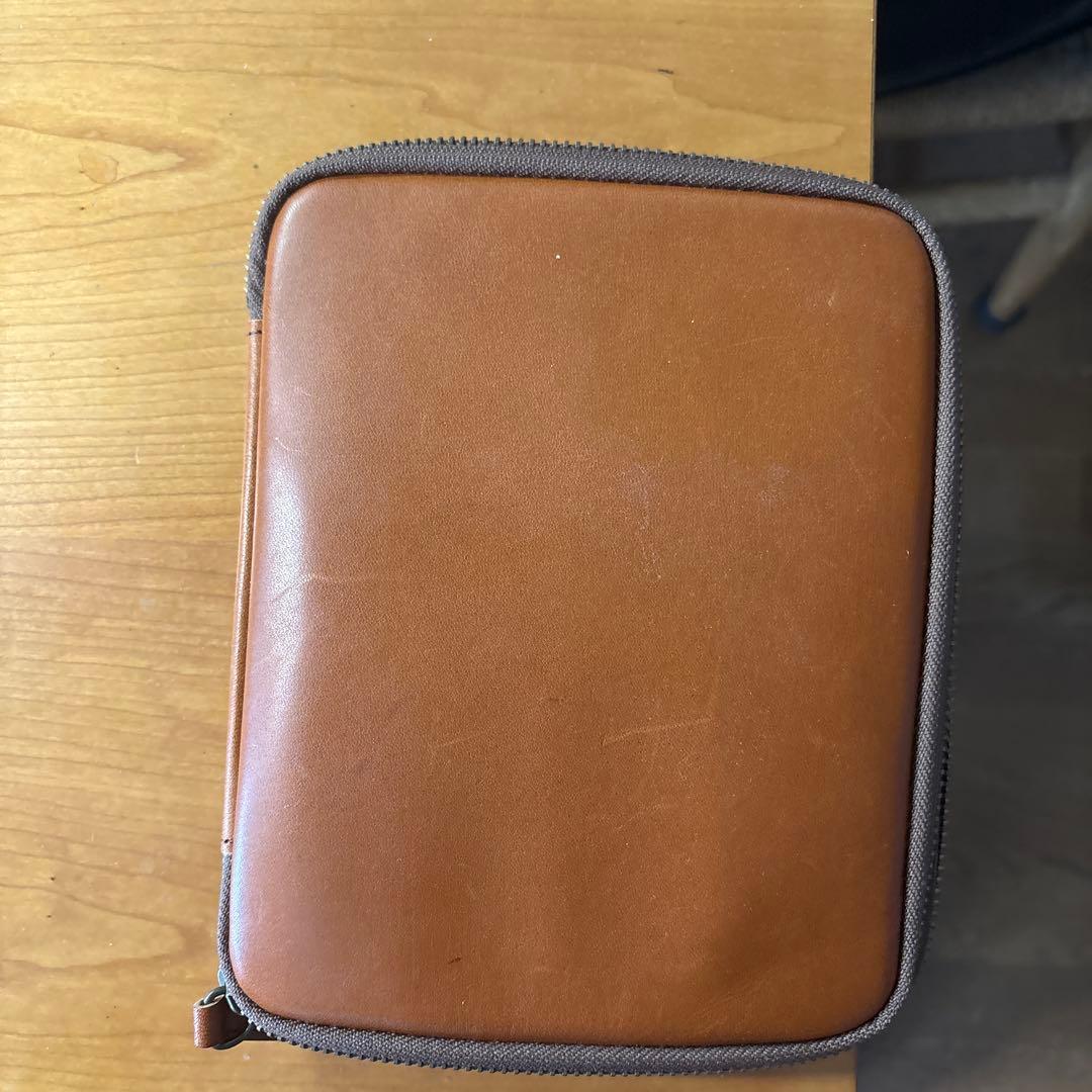 &Liebe 10本差し　革製ペンケース　美品　ブラウン