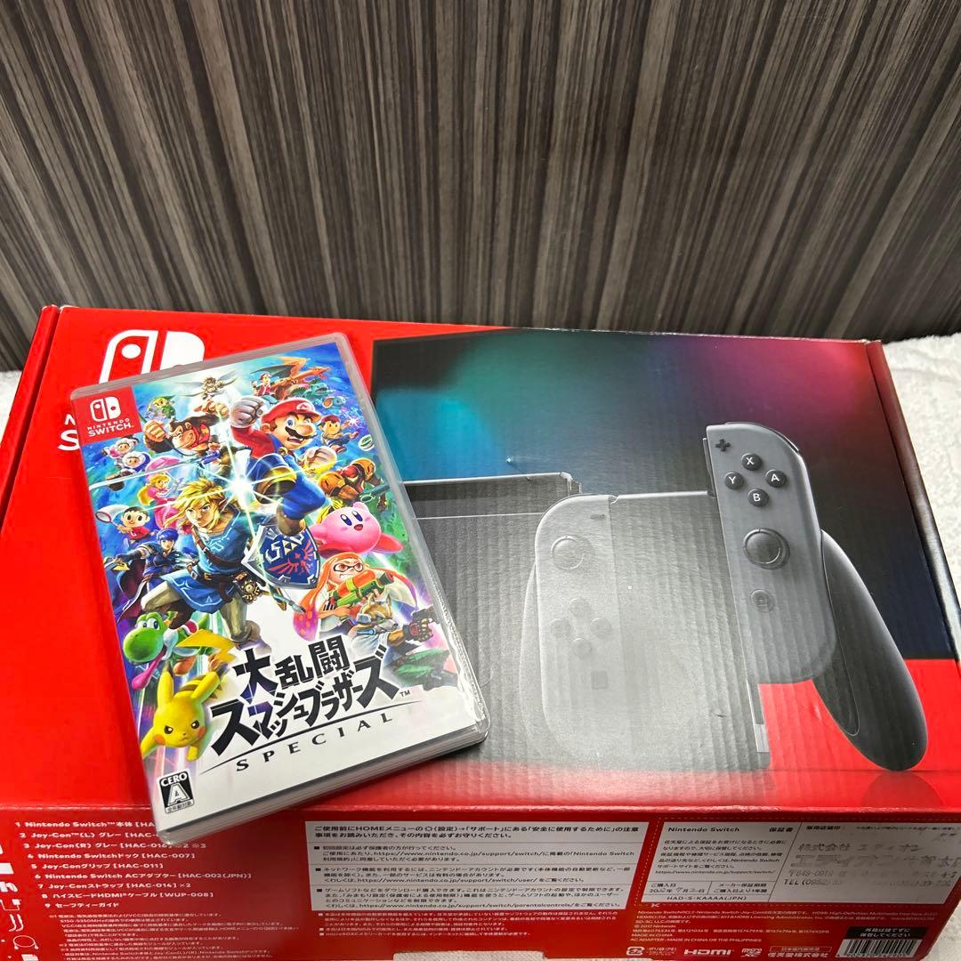 美品　スマブラ バッテリー強化版　Switch ソフト付き