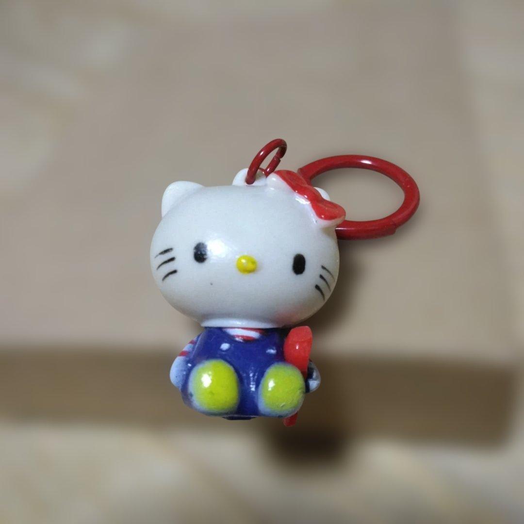 【希少】昭和レトロ　70年代ハローキティ マスコットホルダー2体　当時物　レア