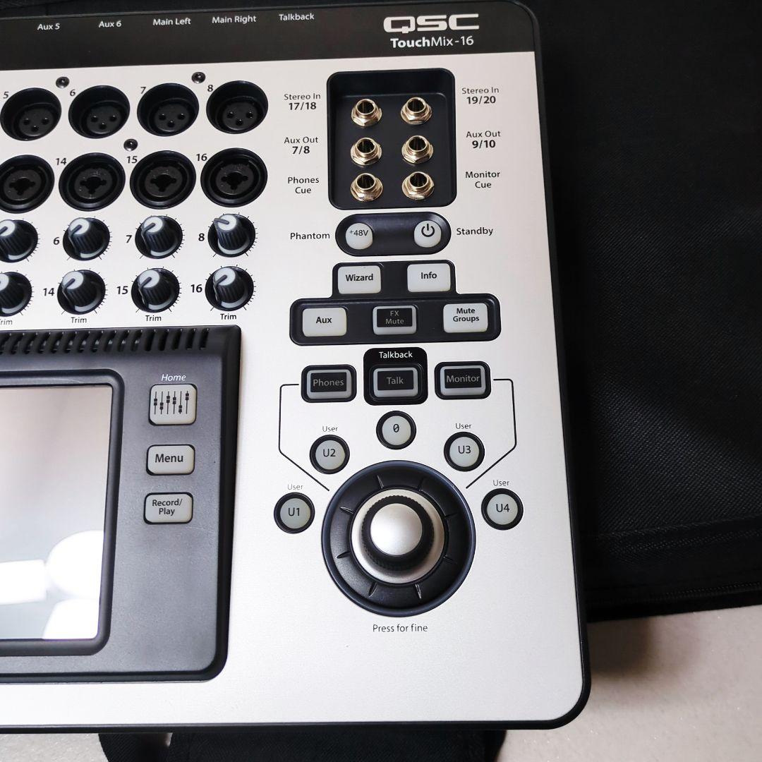 QSC TOUCHMIX-16 デジタルミキサー 美品 専用ケース付き