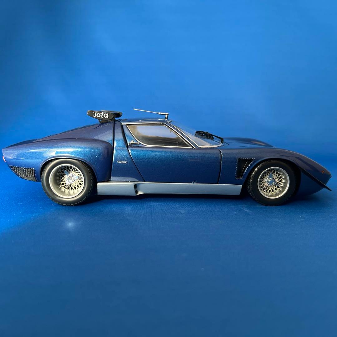 京商　1/18 ランボルギーニ イオタ SVR ブルー