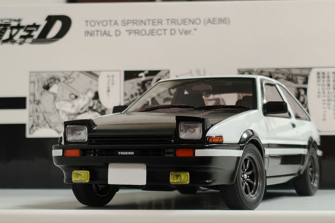 オートアート 1/18 AE86 頭文字D プロジェクトD ver