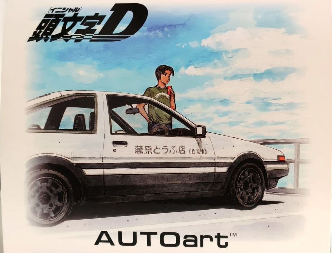 オートアート 1/18 AE86 頭文字D プロジェクトD ver
