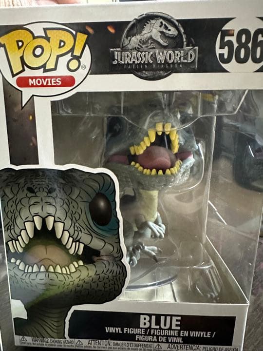 ジュラシックワールド　FUNKOPOP ファンコ ブルー 586
