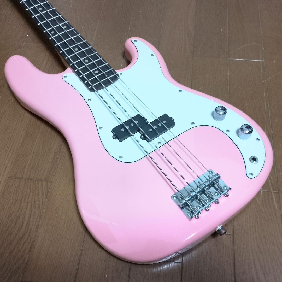 Photogenic　PRECISION TYPE　エレキベース　ピンク