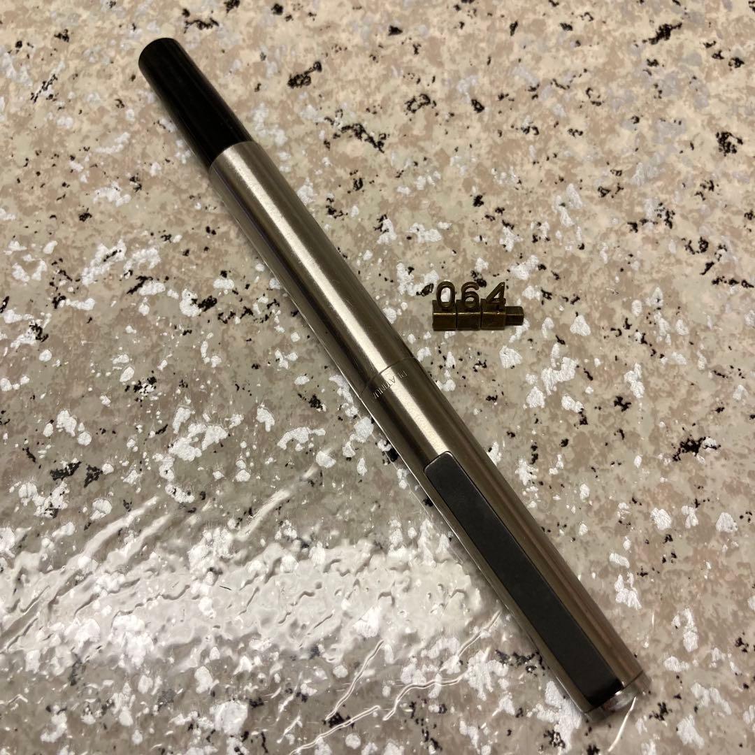 #064 オーバーホール済み 万年筆 プラチナ PLATINUM 14k WG