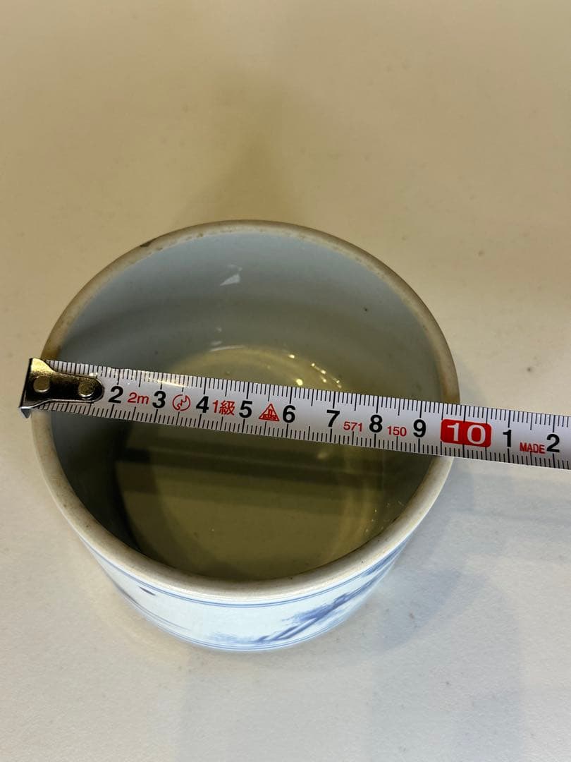 明代 人物染付 香炉 中国古陶磁 骨董品 香道具